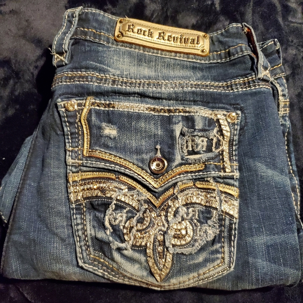 Rock Revivals lilas size 36 easy skinny